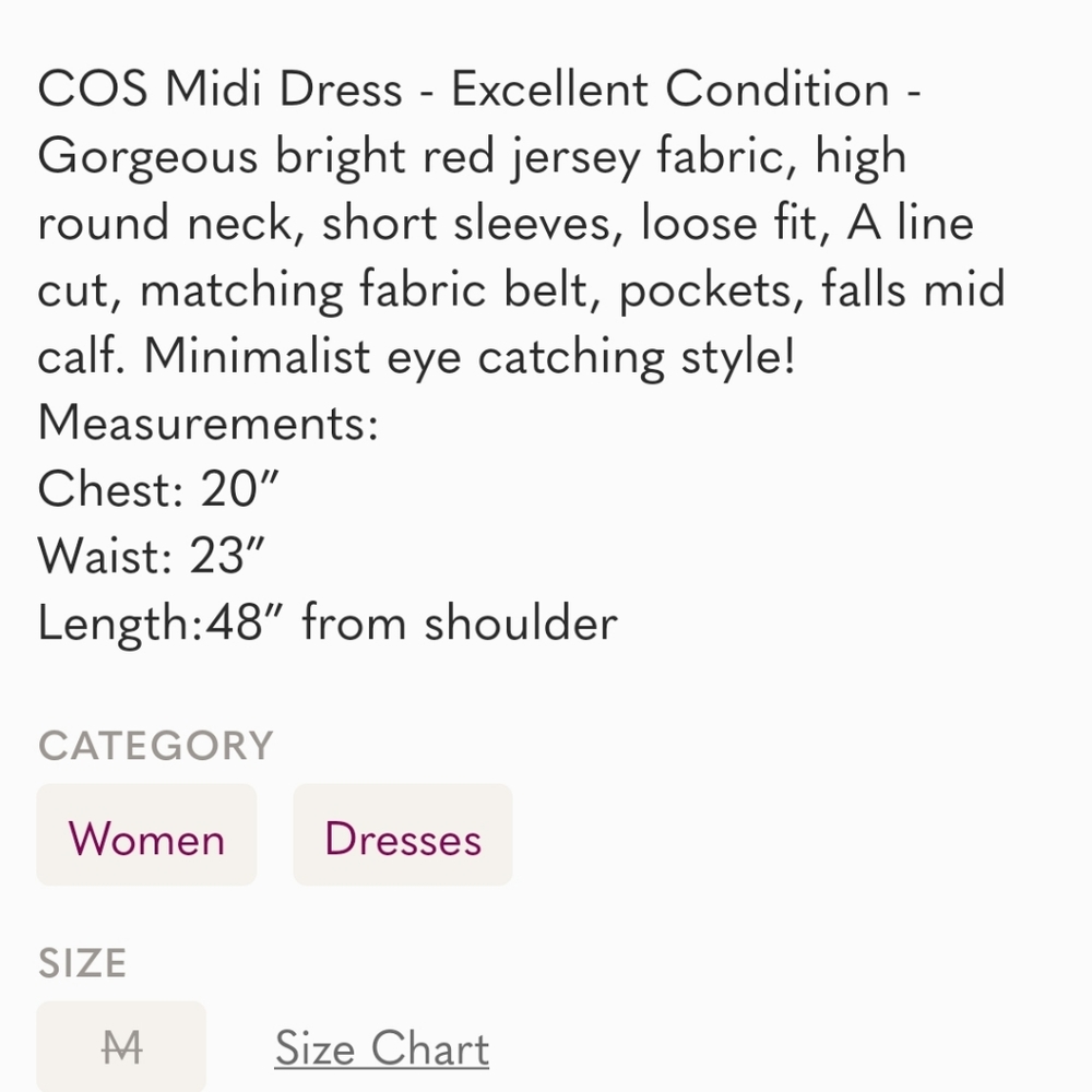 COS Belted Shirt Midi Dress - Picture 6 of 6